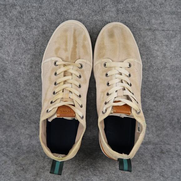 Toms Shoes Mens 8.5 Sneaker Casual Travel Lite Trainer Comfort Walking Lace Up - Picture 6 of 11